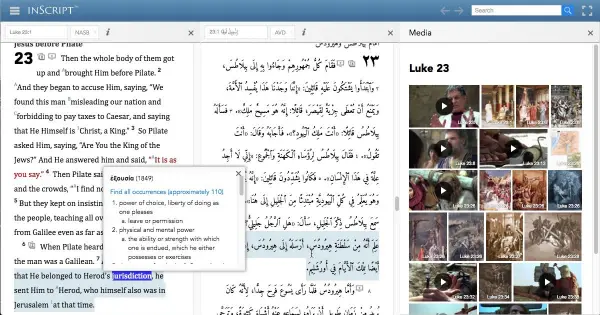inScript Bible Browser